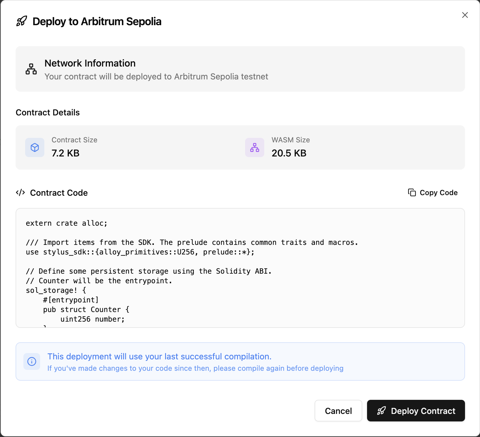Deployment Light Theme
