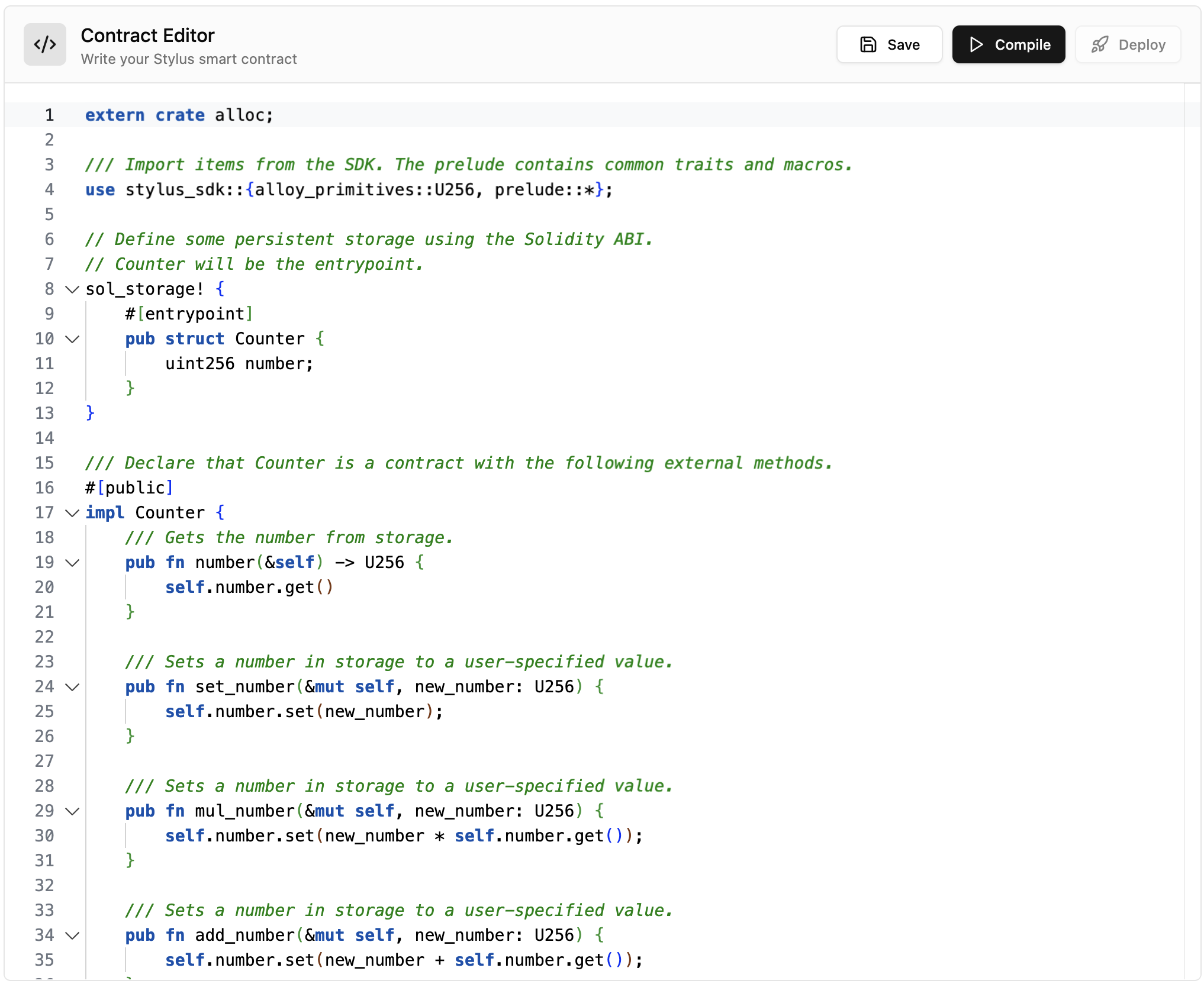 Editor Light Theme