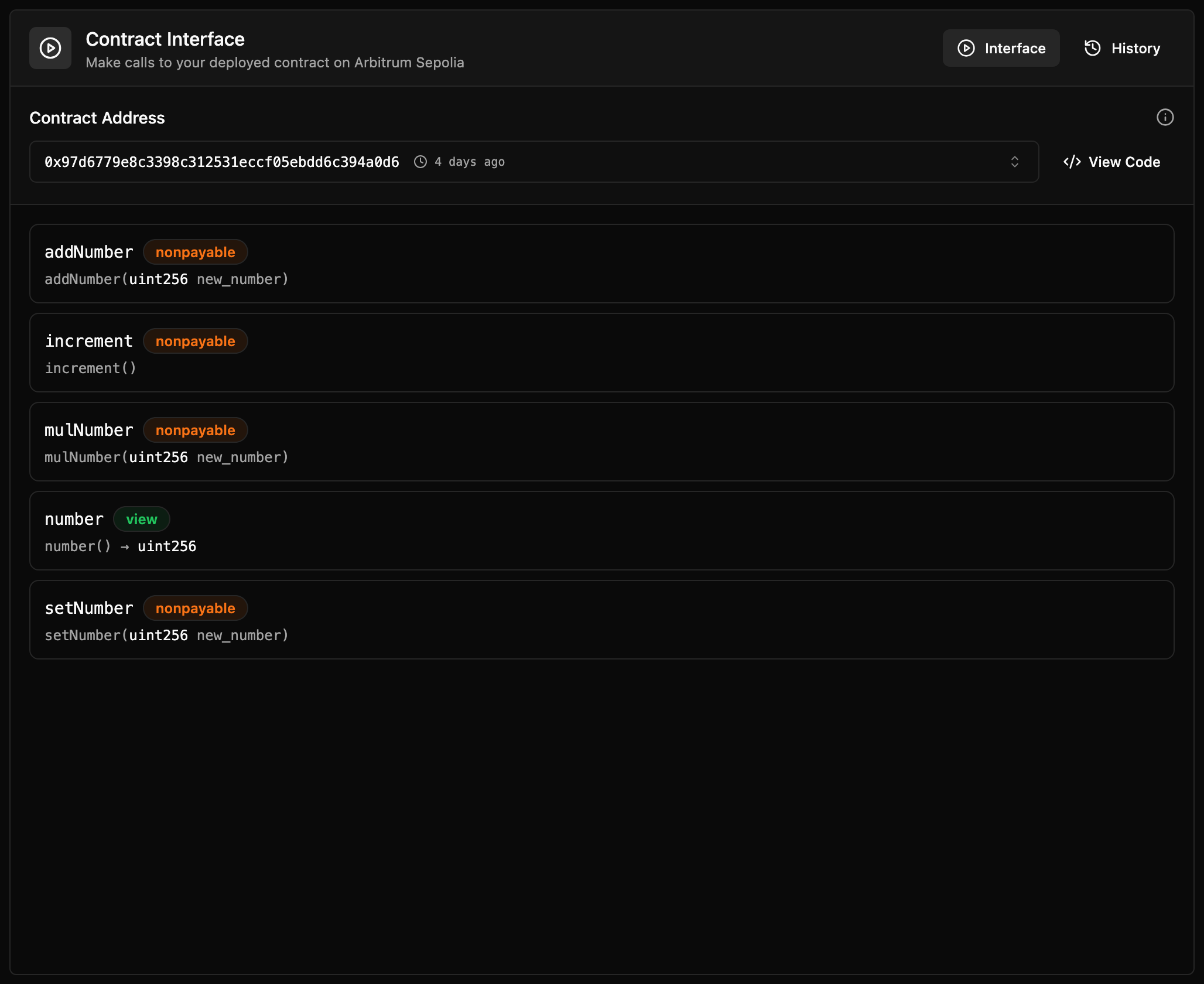 Interact Dark Theme